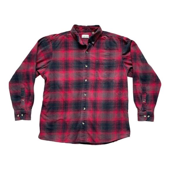 Hobbs Creek Other - Hobbs Creek Men’s Red Plaid Button Down Long Sleeve Flannel Shirt | XL